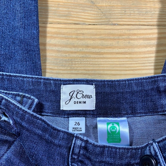 J.Crew Slim Wide Leg Jean with Sailor Buttons - Picture 2 of 4